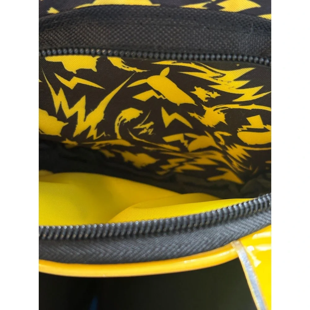 Pokemon Pikachu Drawstring Swim Bag Yellow Mesh Backpack 3D Ears Character.com